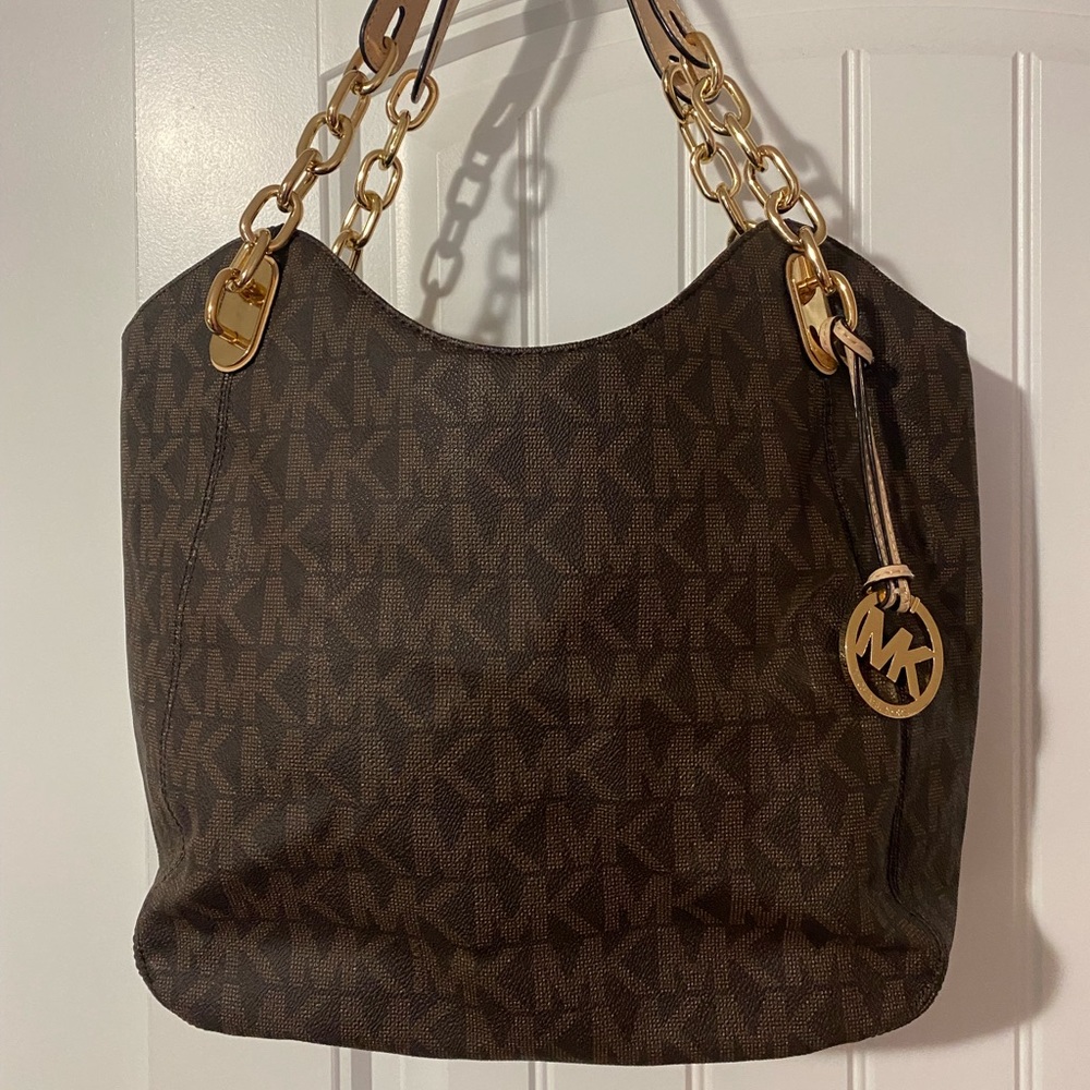 Michael Kors MK purse brown